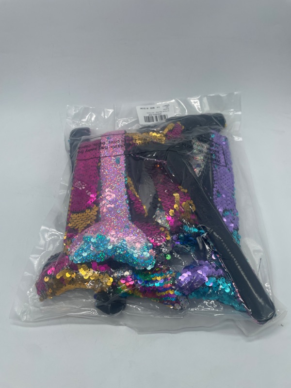 Photo 1 of 24pcs/Set Mermaid Slap Bracelets Glitter Reversible Sequins Slap Bracelets Wristbands Birthday Party Favor Supplies for Girls Boys Fashion Mixed Color
