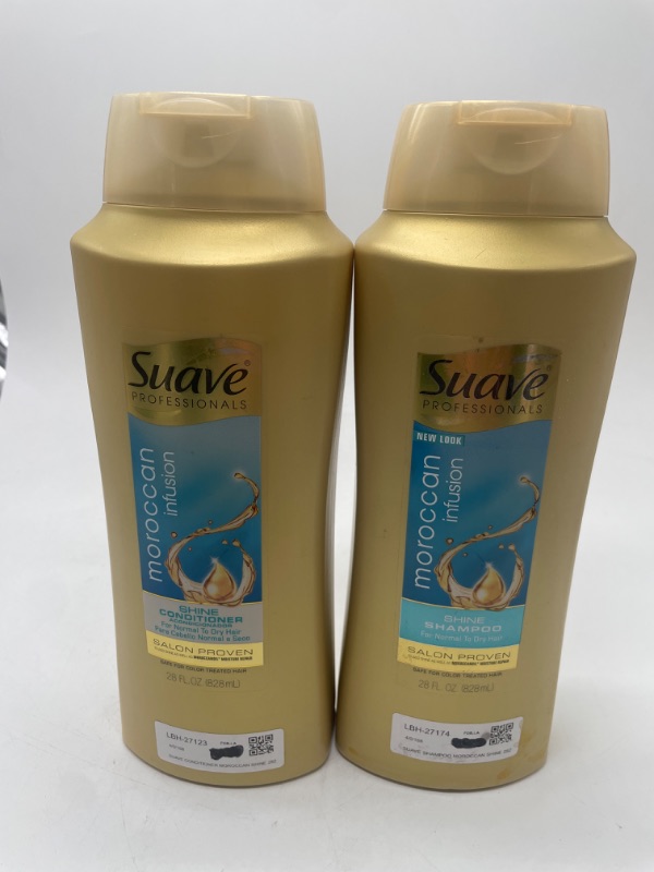 Photo 2 of Suave Professionals Shine Shampoo, Moroccan Infusion, 28 Fl Oz (Pack of 1) Moroccan Infusion 28 Fl Oz (Pack of 2)