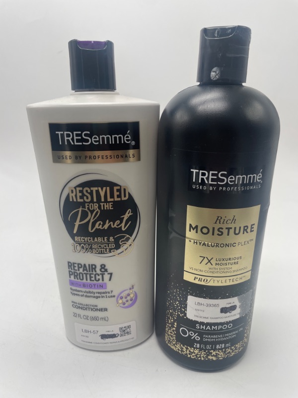 Photo 1 of  Tresemme Conditioner, Repair & Protect with biotin && Tresemme Hydrating Shampoo Moisture Rich Set