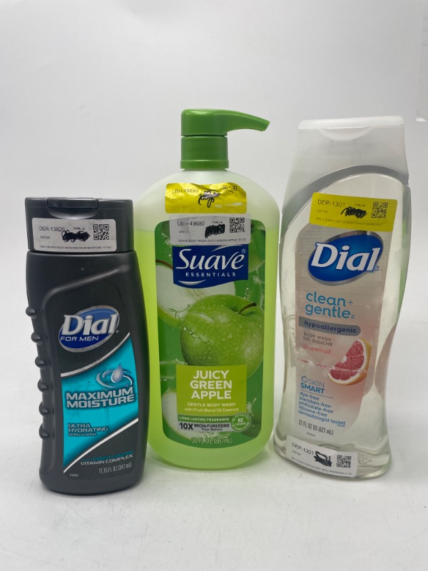 Photo 1 of Miscellaneous Body Wash 3 Pack