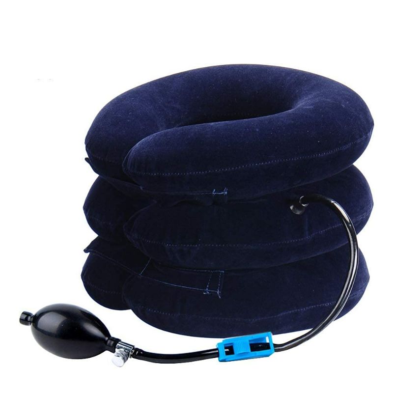 Photo 1 of Cervical Neck Traction Device Inflatable Neck Stretcher, Easy to Use for Chronic Neck and Shoulder Pain Relief, Neck Cervical Brace Collar Pillow for HOM
