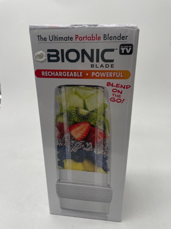 Photo 2 of Bionic Blade Personal-Sized Blender 26 oz., BPA-Free, Cordless, Rechargeable 18,000 RPM Portable Blender for Shakes and Smoothies Mini Blender Portable 8.6" Tall, Seen On TV
