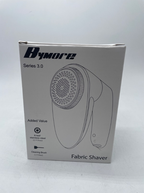 Photo 3 of Bymore Fabric Shaver, Lint Remover, Lint Shaver Defuzzer Sweater Shaver for Clothes and Furniture AC Adapter or Battery Operated Pill Fuzz Remover
