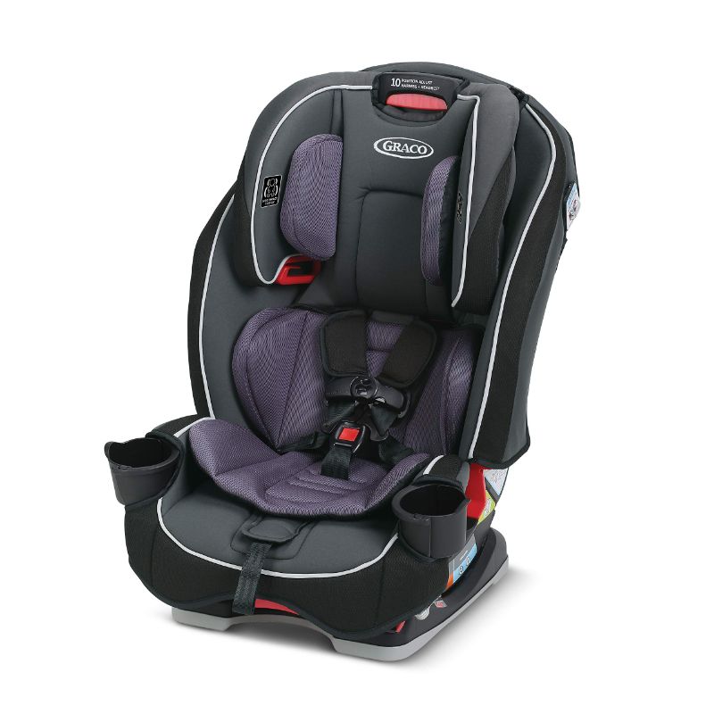 Photo 1 of Graco SlimFit 3 in 1 Car Seat, Slim & Comfy Design Saves Space in Your Back Seat, Annabelle, 1 Count (Pack of 1) SlimFit Annabelle