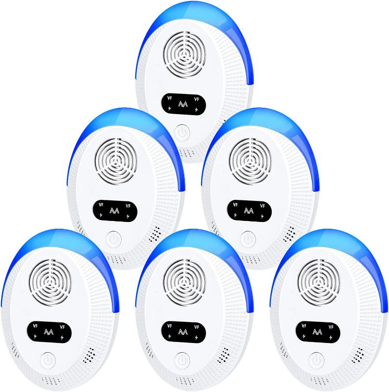 Photo 1 of Ultrasonic Pest Repeller 6 Packs, Indoor Pest Control, Ultrasonic Pest Repellent, Indoor Pest Control for Home,Kitchen, Office, Warehouse, Hotel
