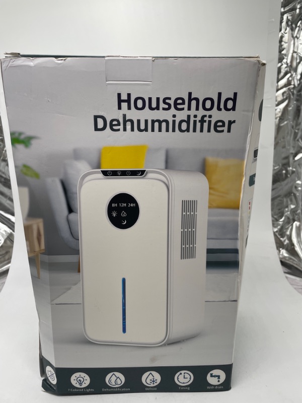 Photo 2 of Baoeiy 95oz Dehumidifiers for Home 750 Sq. ft Portable Dehumidifier With Auto...
