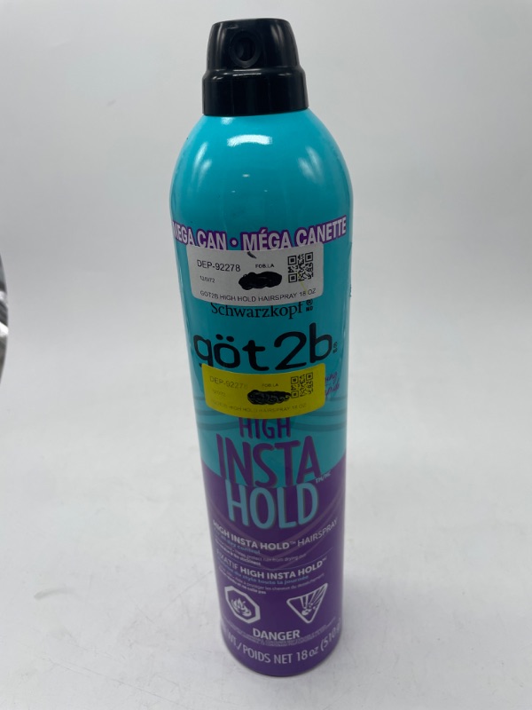Photo 2 of Got2b High Hold Hair Spray Mega Can, 18 oz 18 Ounce (Pack of 1)