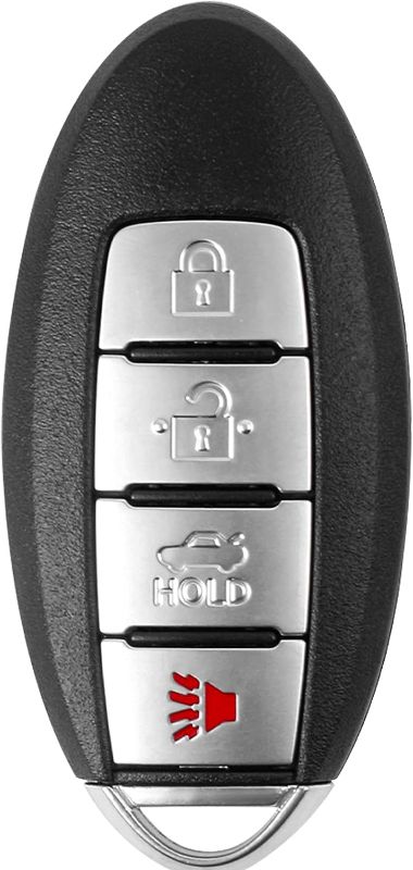 Photo 2 of 4 Buttons Keyless Entry Remote Key Fob Compatible with Nissan Altima 2016-2017/Nissan Maxima 2016-2017 (FCC ID: KR5S180144014, 7812D-S180204)
