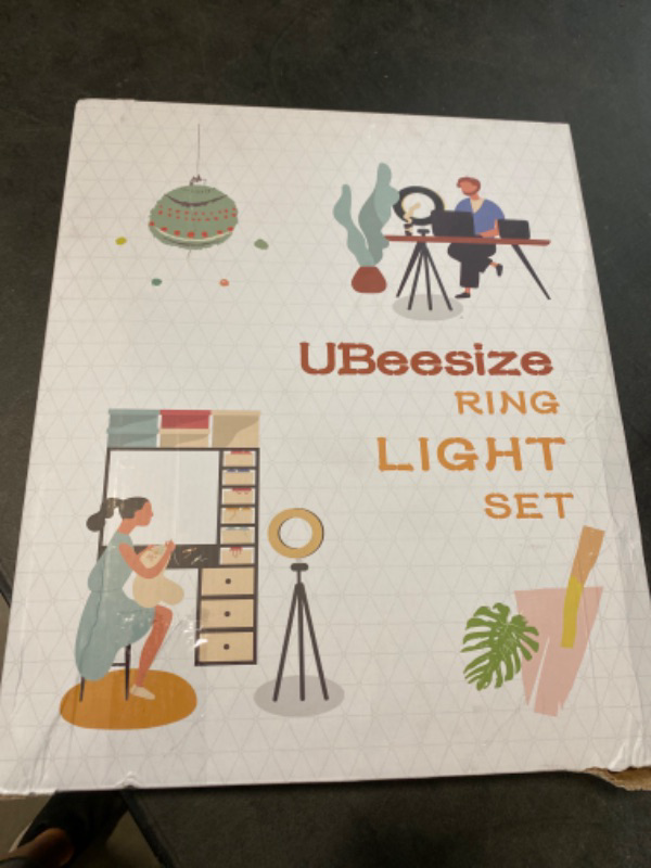 Photo 3 of UBeesize 12’’ Selfie Ring Light with 62’’ Tripod Stand for Video Recording?Live Streaming(YouTube, Instagram, TIK Tok), Compatible with Phones, Cameras and Webcams
