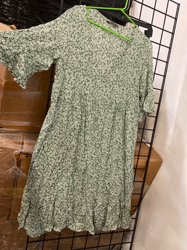 Photo 2 of Womens Floral Tie Back Mini Dress (XXL)