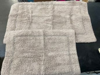 Photo 2 of Soft Cotton Spa Mat Rug for Bathroom - 2 Pack