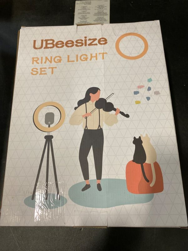 Photo 4 of UBeesize 10.2 inch Ring Light Selfie Ring Light with 50" Extendable Tripod Stand & Phone Holder for Live Stream/Makeup/YouTube Video
