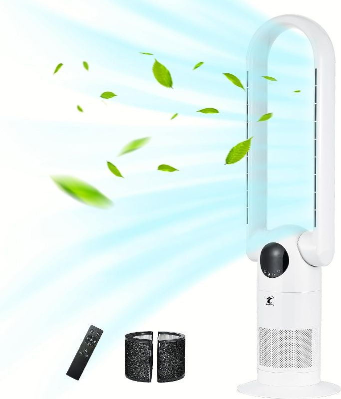 Photo 1 of Ocean Loong Bladeless Tower Fan and Air Purifier in one
