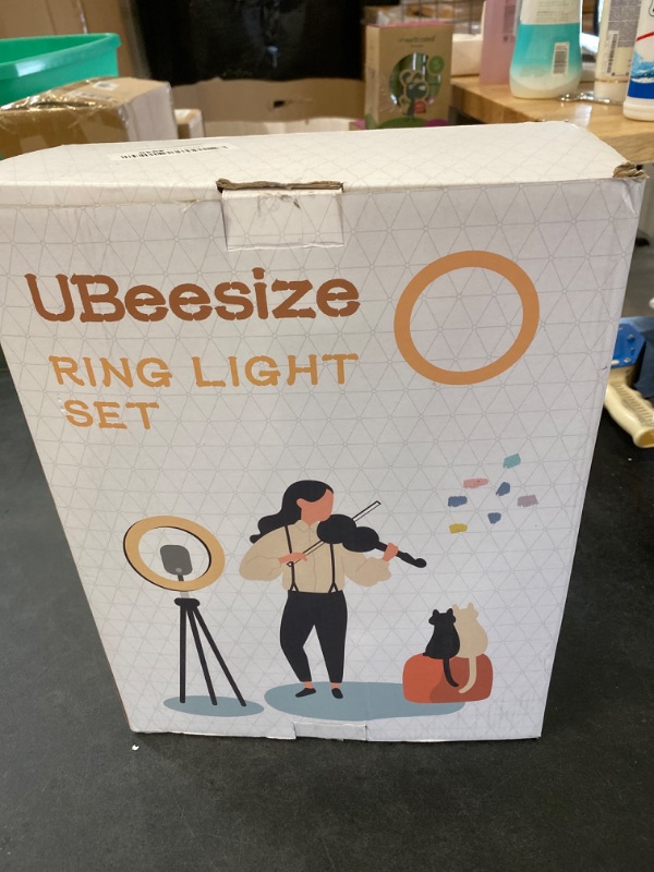 Photo 5 of UBeesize TR50 and 10 inch Ring Light Selfie Ring Light with 50" Extendable Tripod Stand & Phone Holder for Live Stream/Makeup/YouTube Video
