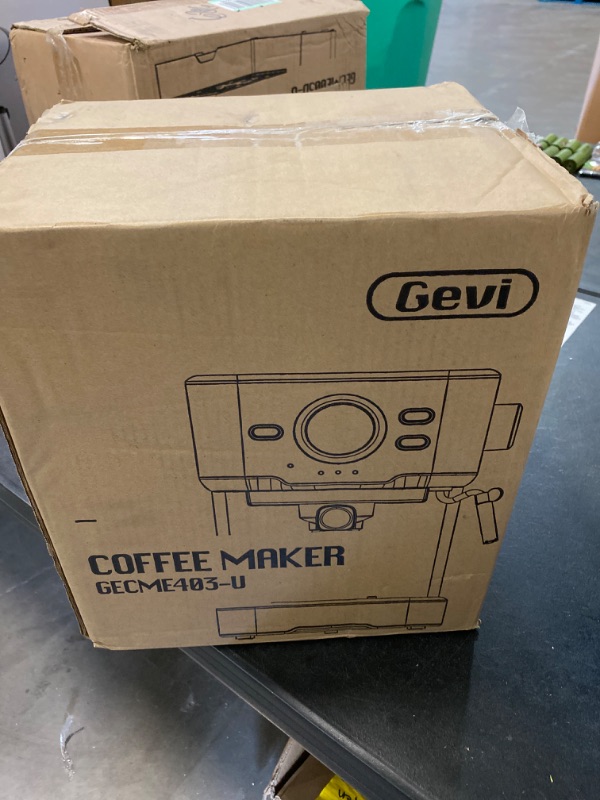 Photo 3 of Gevi Espresso Machine 20 Bar Pump Pressure, Cappuccino Coffee Maker with Milk Foaming Steam Wand for Latte, Mocha, Cappuccino, 1.5L Water Tank
