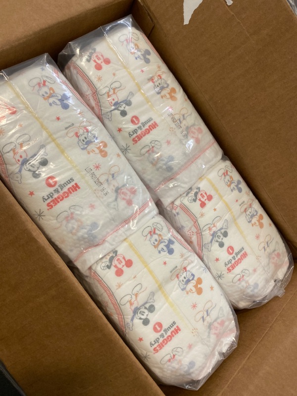 Photo 1 of Huggies Snug &#38; Dry Baby Disposable Diapers Super Pack - Size 1 - 108ct NEW