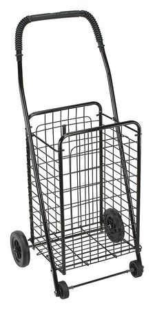 Photo 1 of DMI Folding Shopping Cart, Black
