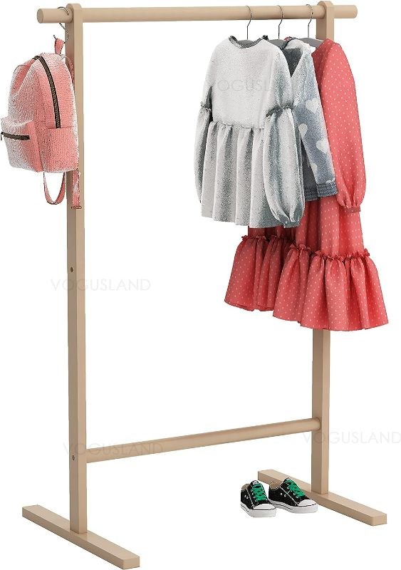 Photo 1 of VOGUSLAND Dress up Rack, Child Garment Rack, Kids Clothing Rack for Small Space(29.5" W x 17.5" D x 43.5" H)
