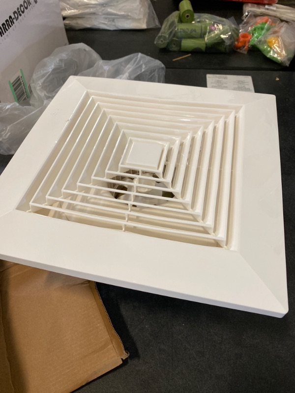 Photo 3 of Ventilation Fan Ceiling Bathroom Exhaust Fan Extractor Fan Wall Mount Fan  White
