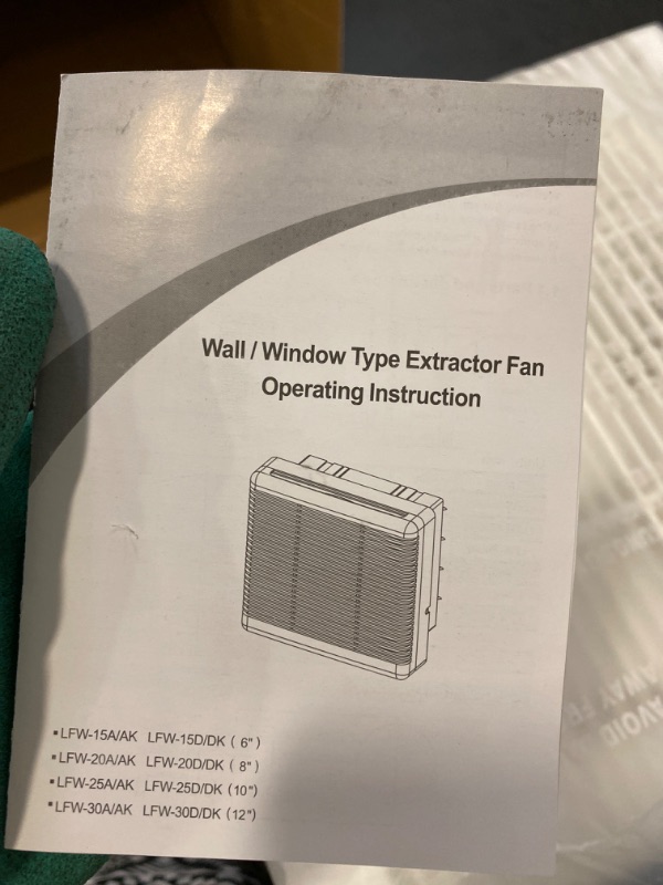 Photo 2 of Window Fans with Exhaust and Intake 10 Inch Bathroom Window Exhaust Fan
