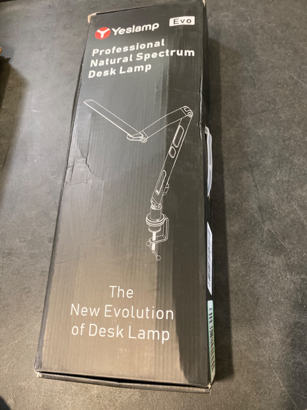 Photo 4 of Yeslamp Evo Natural Spectrum LED Desk Lamp, Professional Grade Adjustable Table Light with 6 Axis Swing Arm, Video Conference Lighting, Architect Desk Lamp for Painting, Reading, Home Office
