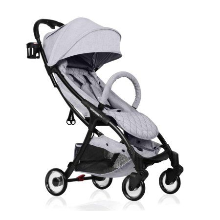 Photo 1 of Beberoad R2 Ultra Lightweight Baby Newborn Stroller with Canopy Grey

