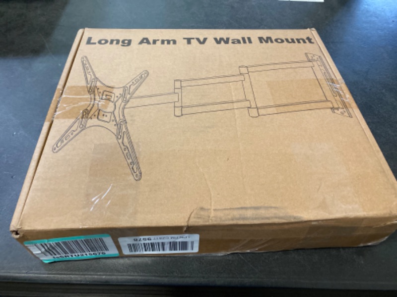 Photo 3 of MOUNTUP Corner TV Wall Mount for Most 26"-55" TVs, Full Motion Long Arm TV Mount 30 inch Extension Articulating Wall Mount TV Bracket Max VESA 400x400mm, Smoothly Extendable, Holds up to 77 lbs MU0057