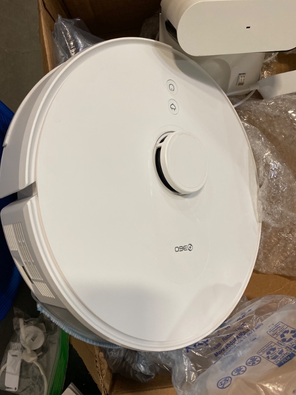 Photo 3 of + 360 S8 Robot Vacuum and Mop Cleaner, Customized Smart Mapping, LiDAR Navigation, 2700Pa Strong Suction, Self-Charging Work with Alexa/WiFi/APP, Ideal for Carpet and Pet Hair
