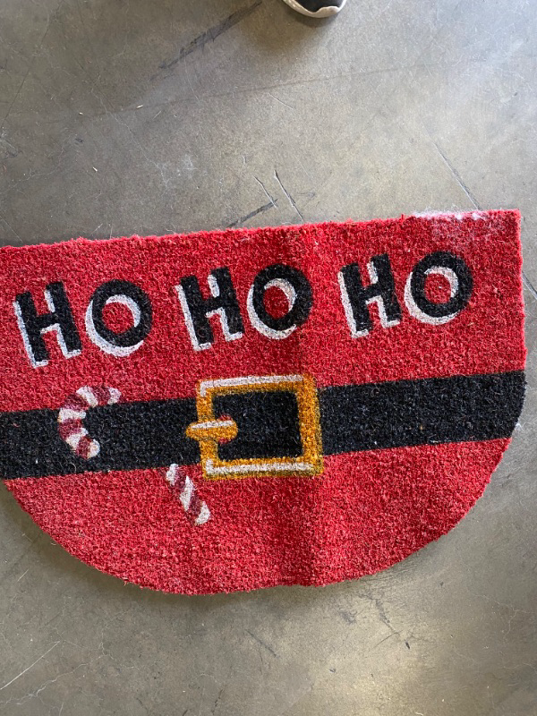 Photo 2 of Outdoor Half Round Door Mat Ho Christmas