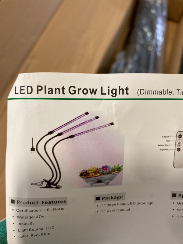 Photo 3 of LED Plant Grown Light NEW 