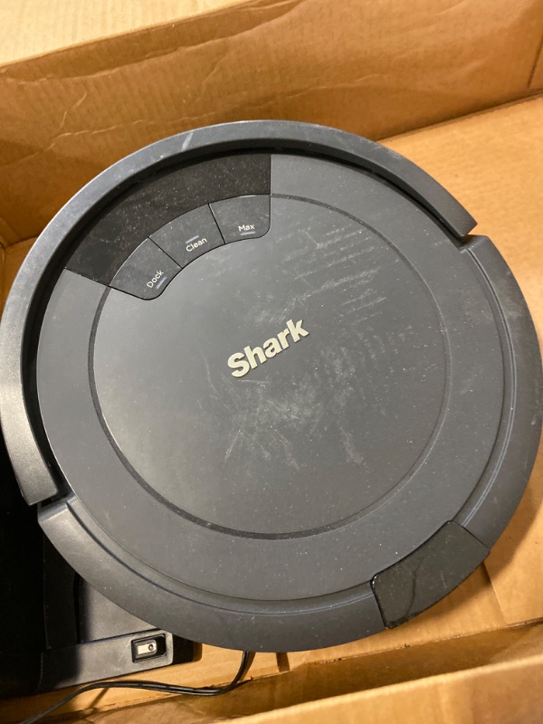 Photo 3 of Shark AV753 ION Robot Vacuum, Tri-Brush System, Wifi Connected, 120 Min Runtime, Works with Alexa, Multi Surface Cleaning, Grey
