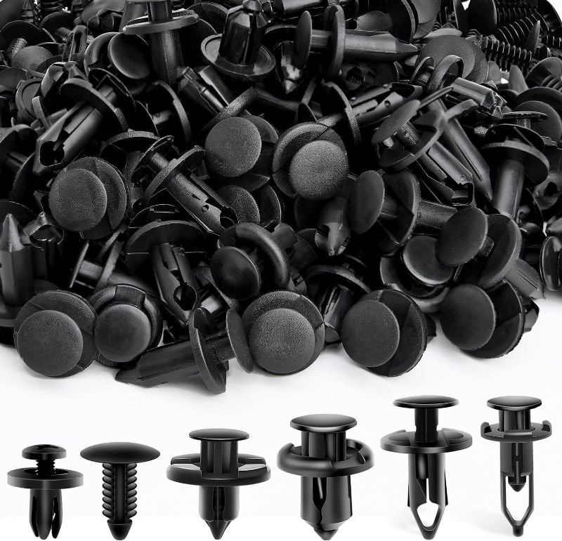 Photo 1 of Nilight 200PCS Car Retainer Clips 6mm 7mm 8mm 9mm 10mm Expansion Screws Replacement Kit Bumper Push Rivet Clips for GM Ford Toyota Honda Chrysler Nissan