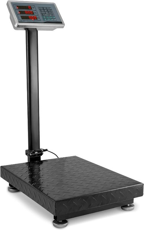 Photo 1 of Houseables Industrial Platform Scale 600 LB x .05, 19.5" x 15.75", Digital, Bench, Large for Luggage, Shipping, Package Computing, Postal
