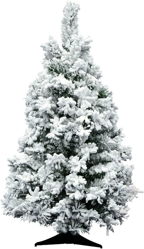Photo 1 of Vickerman 3Ft.  White on Green Christmas Tree
