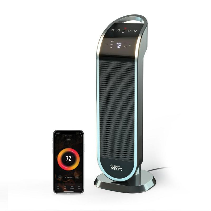 Photo 1 of Atomi Smart Wifi 1500W Oscillating Ceramic Portable Personal Tower Heater - 2nd Gen
