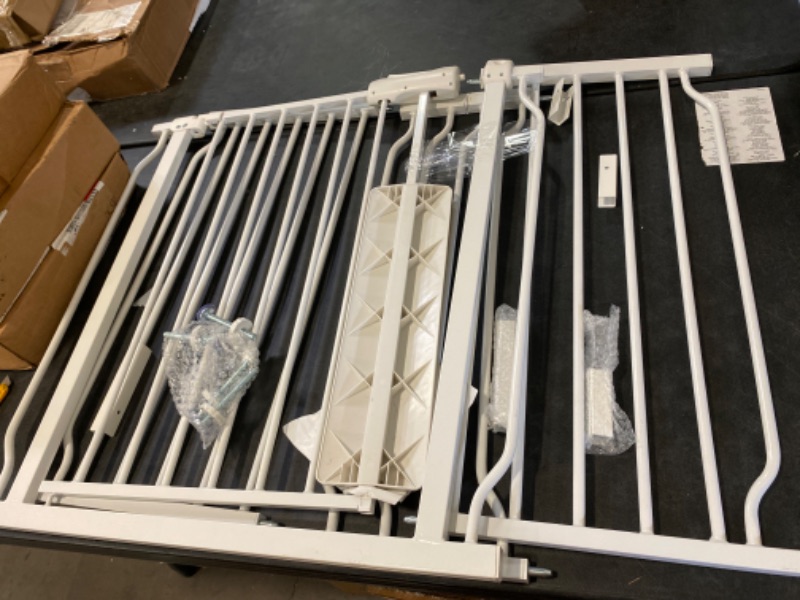 Photo 1 of Fairy Baby Extra Wide Baby Gates 57.5-62 Inch, Auto Close Child Safety Gates for Stairs Banister Doorways Hallway Stairway,Indoor Safety Child Gates for Kids or Pets
