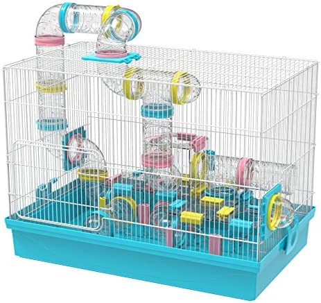 Photo 1 of GNB PET Super Large Hamster DIY 20‘’x12''x15'' Cage Habitat with Complete Tunnel Module (Blue) (Blue)
