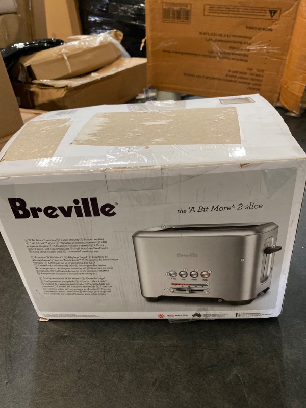 Photo 3 of Breville BTA720XL Bit More 2-Slice Toaster, Brushed Stainless Steel