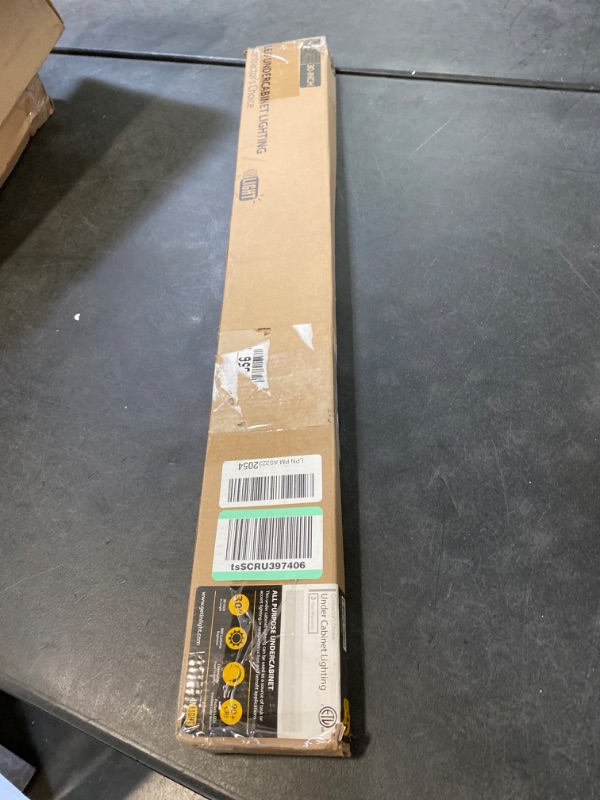 Photo 1 of GETINLIGHT Dimmable Hardwired Only Under Cabinet LED Lights, 30-inch, Soft White(3000K), Matte White Finished, ETL Listed, IN-0201-14-WH Soft White 30-inch 