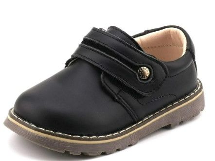 Photo 1 of Toddler Boys Leather Loafers Comfort Uniform Oxford Dress Wedding Shoes (28)
