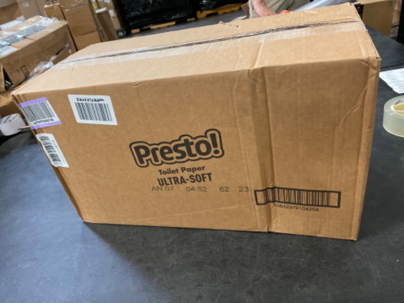 Photo 3 of Amazon Brand - Presto! 308-Sheet Mega Roll Toilet Paper NE W