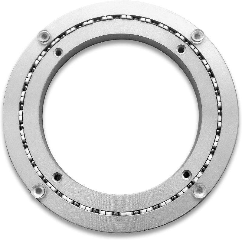 Photo 1 of TROOPS BBQ Lazy Susan Turntable Ring - Commercial Aluminum Lazy Susan Bearing Hardware Single-Row Ball Bearings for Heavy Loads (300 lbs. Capacity) - 8 Inches
