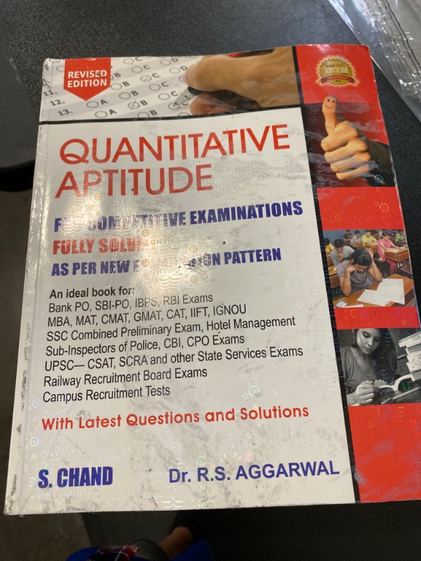 Photo 3 of Quantitative Aptitude for Competitive Examinations by R.S. Aggarwal (2019-20 Session)