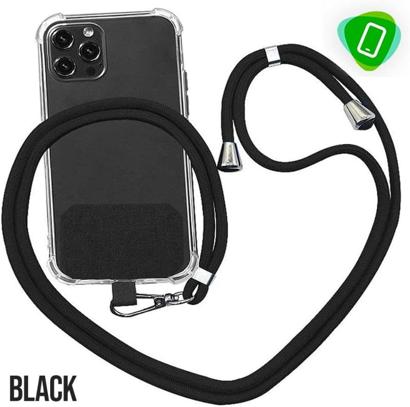 Photo 1 of Pack Cell Phone Lanyard Wrist Adjustable Crossbody Shoulder Neck Strap with Phone Tether Tabs for Keys Smartphones NEW 