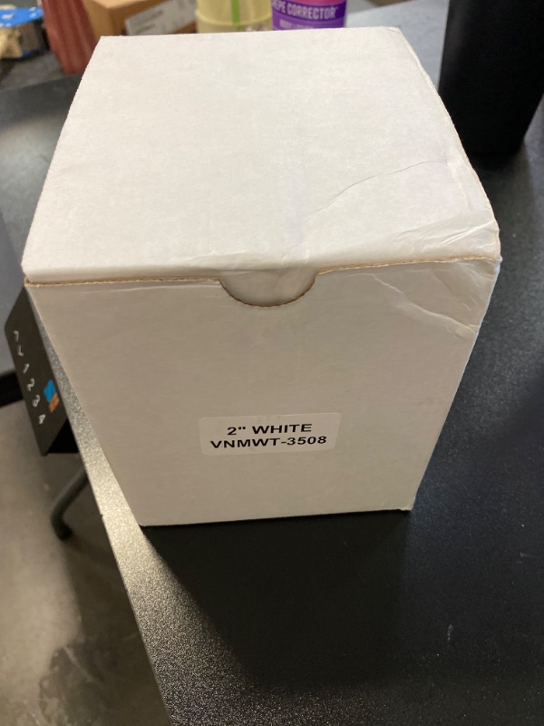 Photo 1 of VnM SignMaker VNMWT-3508 White Vinyl Tape, 150' Length, 2" Width