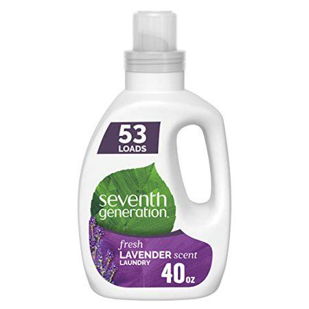 Photo 1 of 2 Pack Seventh Generation Concentrated Laundry Detergent, Fresh Lavender Scent, 40 Oz (53 Loads)
