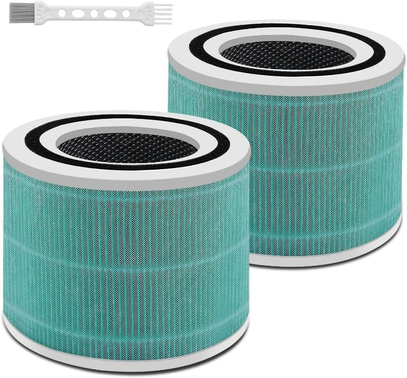 Photo 1 of Core 300 Replacement Toxin Absorber Filters 2 Pack for LEVOIT Core 300 and Core 300S, NXBHG 3-in-1 H13 Grade True HEPA Filter High-Efficiency Activated Carbon, Compare to Part # Core 300-RF
