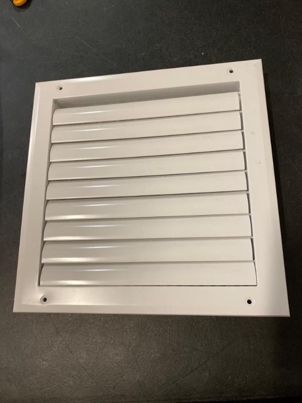 Photo 2 of [12 x 12 Duct Hole] Vent Cover. 1-Way: Aluminum Curved Blade Adjustible Air Supply HVAC Ceiling Diffuser. Full Control Vert/Hor Airflow Direction with Easy Unrestricted Air Flow.
