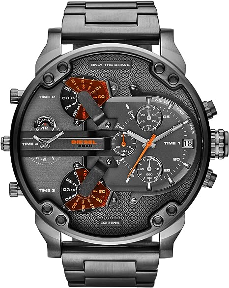 Photo 1 of Diesel Mr. Daddy Men's Watch with Oversized Chronograph Watch Dial and Stainless Steel 