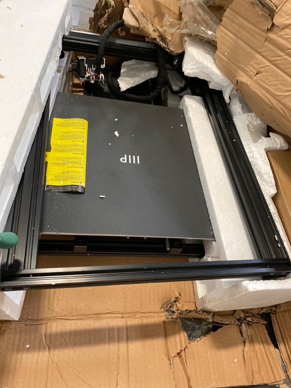 Photo 2 of Monoprice MP10 3D Printer - Black with (300 x 300 mm) Magnetic Heated Build Plate, Resume Printing Function, Assisted Leveling, and Touch Screen